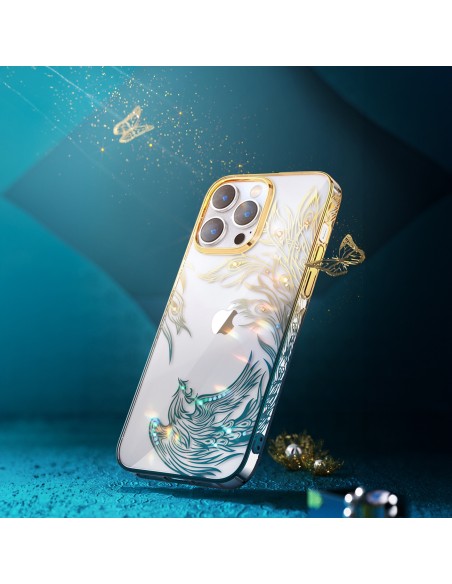 Prabangus iPhone 14 dėklas su Phoenix serijos aukso ir mėlynos spalvos kristalais
 
Prabangus iPhone 14 dėklas su Phoenix serijos aukso ir mėlynos spalvos kristalais