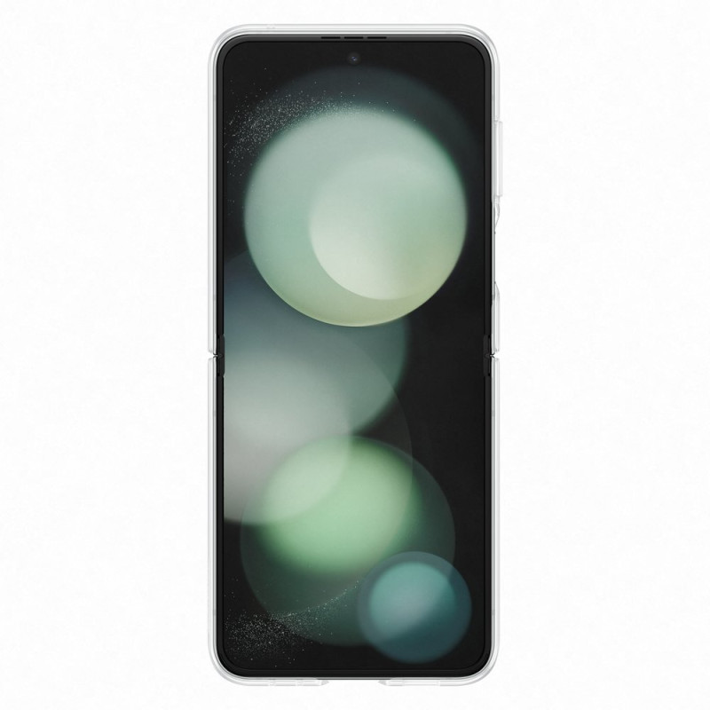 2 viename permatomas silikoninis dėklas, skirtas Samsung Galaxy Z Flip 5 + USB-C 25W sieninis įkroviklis