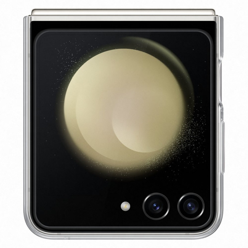 
Skaidrus silikoninis dėklas, skirtas Samsung Galaxy Z Flip 5 FlipSuit
