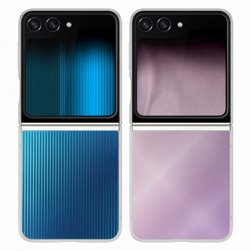 Skaidrus silikoninis dėklas, skirtas Samsung Galaxy Z Flip 5 FlipSuit