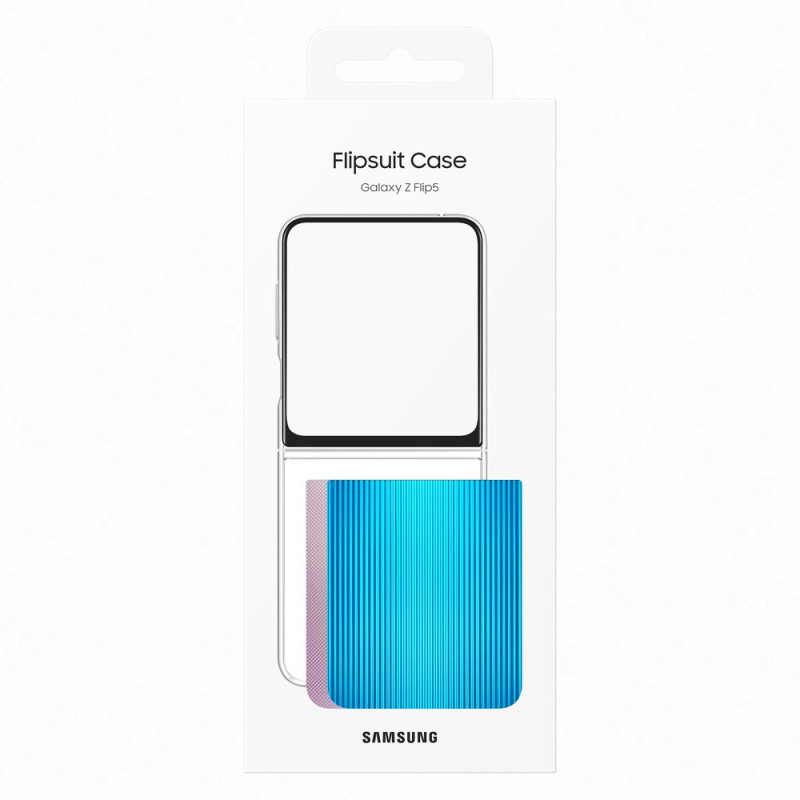 Skaidrus silikoninis dėklas, skirtas Samsung Galaxy Z Flip 5 FlipSuit