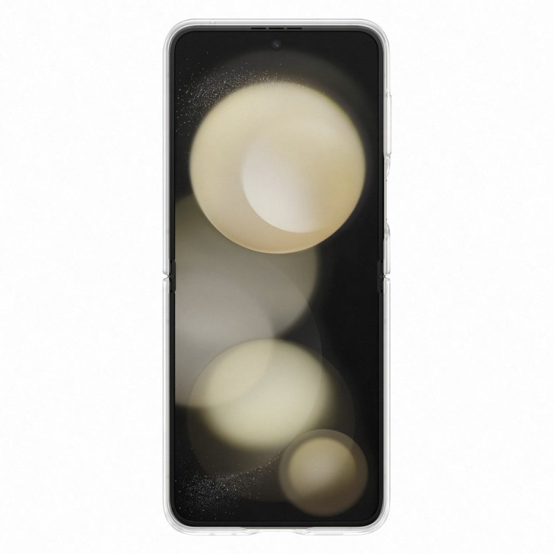 Skaidrus silikoninis dėklas, skirtas Samsung Galaxy Z Flip 5 FlipSuit