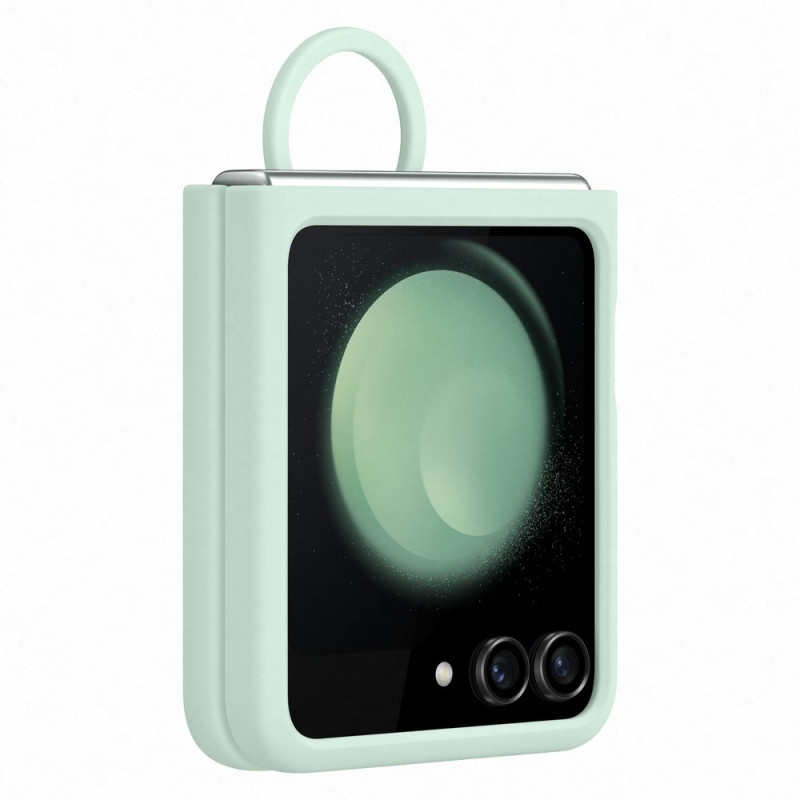 
Silikoninis dėklas su laikikliu Smsung Galaxy Z Flip 5, mėtų
