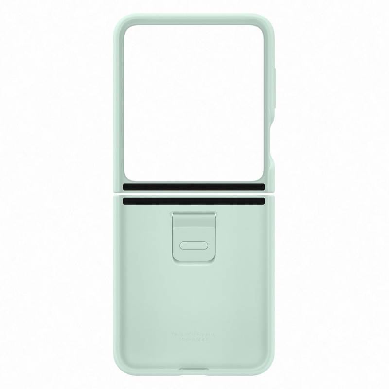 Silikoninis dėklas su laikikliu Smsung Galaxy Z Flip 5, mėtų