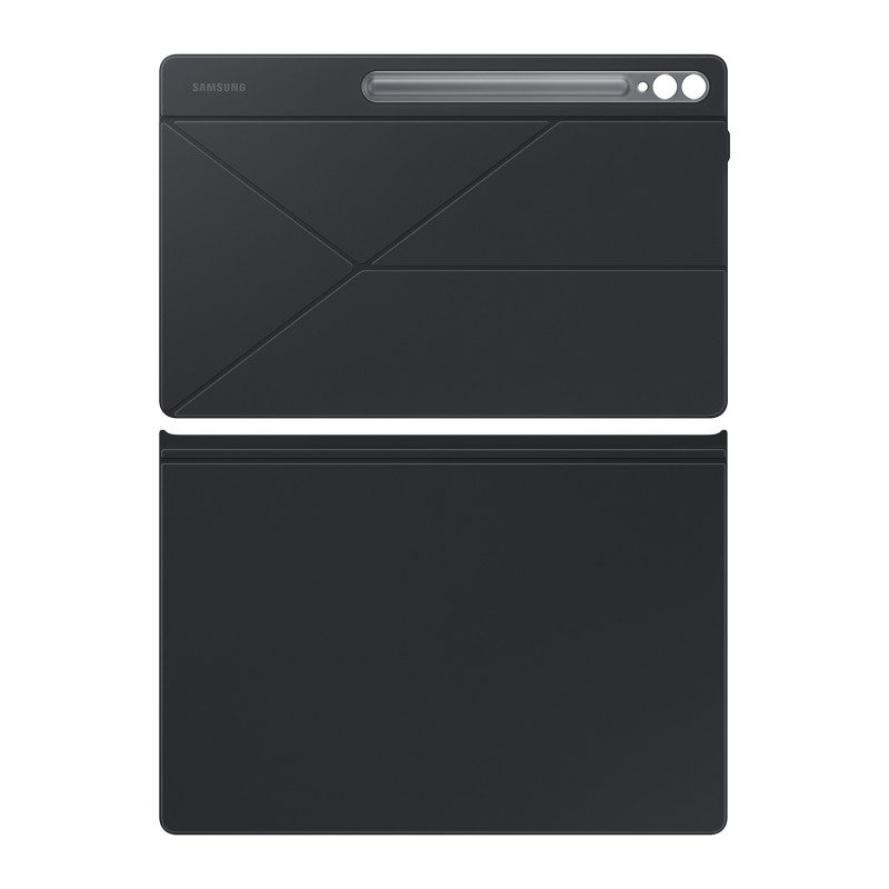 Dėklas su atvartu ir stovu Samsung Galaxy Tab S9 Ultra Smart Book Cover, baltas
