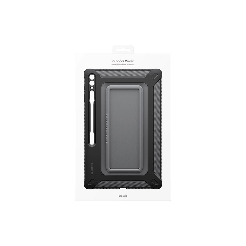 Šarvuotas dėklas Samsung Galaxy Tab S9 Ultra Outdoor Cover Cas, juodas