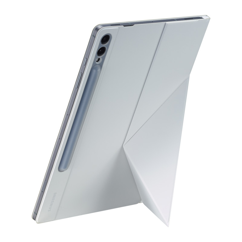 Dėklas su atvartu ir stovu Galaxy Tab S9+ Smart Book Cover, baltas