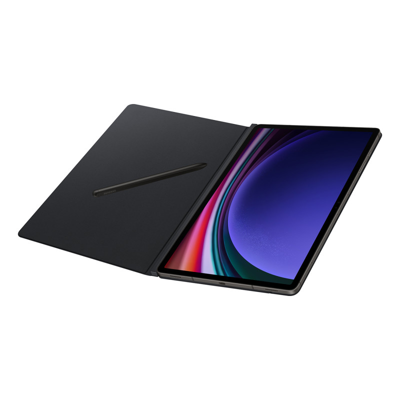 Dėklas su atvartu ir stovu Galaxy Tab S9+ Smart Book Cover, baltas