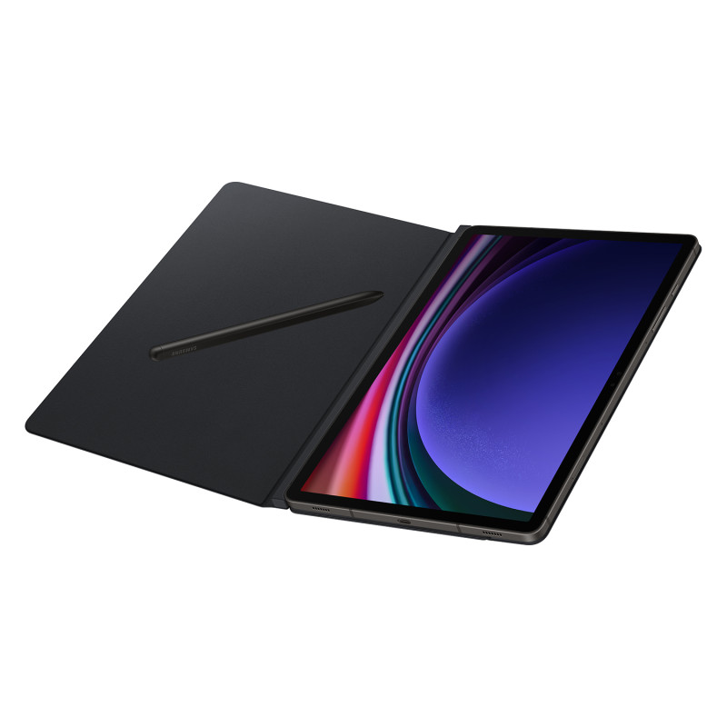 Dėklas su atvartu ir stovu Samsung Galaxy Tab S9 Smart Book Cover, baltas