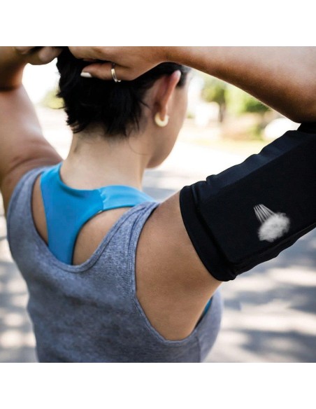 Rankovė bėgimo pratimams fitneso rankovė S rožinė