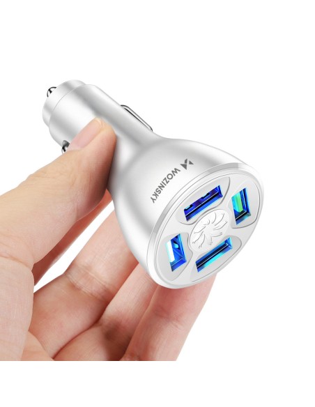 Automobilinis pakrovėjas 50W 4x USB-A QC baltas
 
Automobilinis pakrovėjas 50W 4x USB-A QC baltas