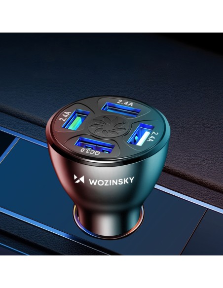 Automobilinis pakrovėjas 50W 4x USB-A QC baltas
 
Automobilinis pakrovėjas 50W 4x USB-A QC baltas