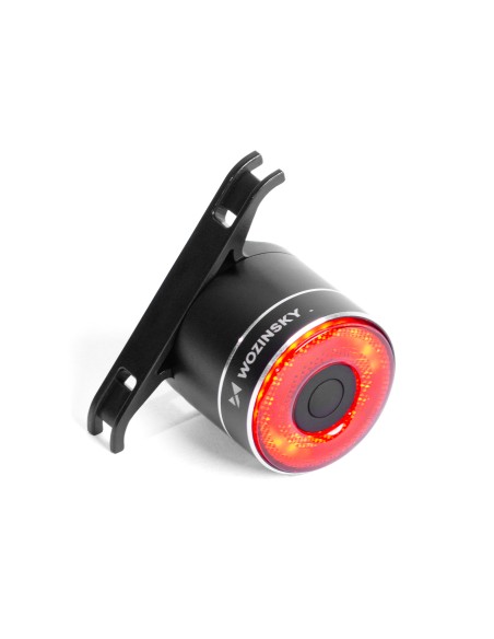 
LED USB-C galinis dviračio žibintas, raudonas žibintas, STOP jutiklis, juodas
