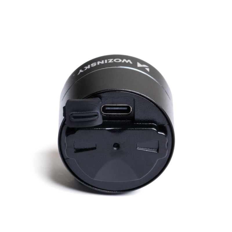 
LED USB-C galinis dviračio žibintas, raudonas žibintas, STOP jutiklis, juodas
