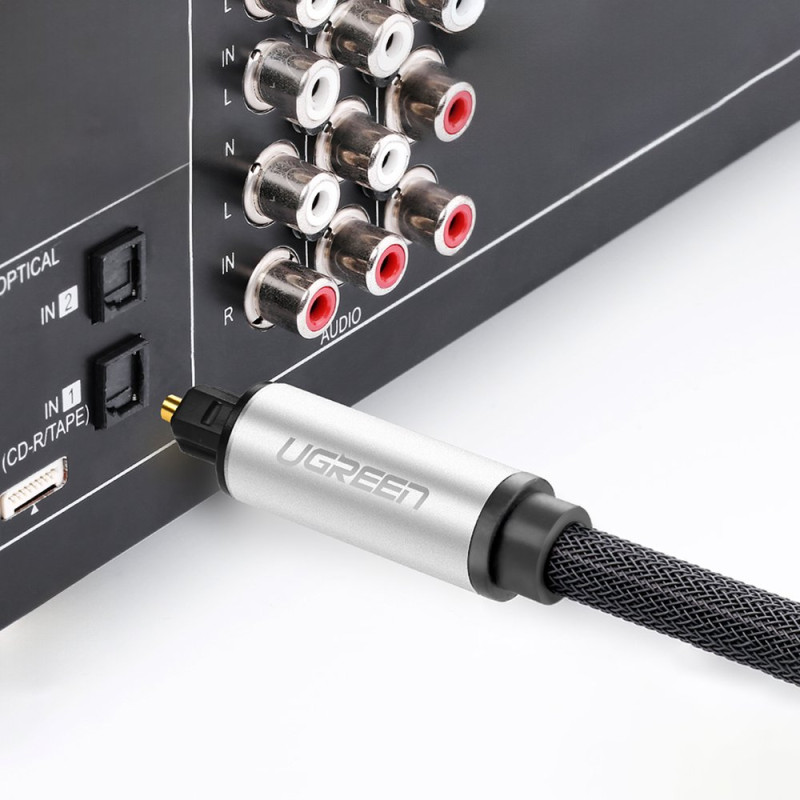 Toslink SPDIF optinis kabelis 3m pilkas