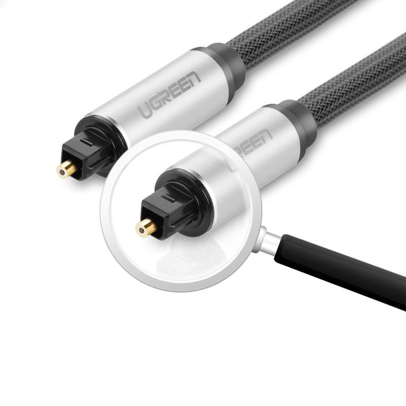 Toslink SPDIF optinis kabelis 3m pilkas