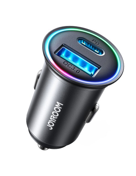 Mini automobilinis įkroviklis 60W USB-A QC3.0 USB-C PD juodas
 
Mini automobilinis įkroviklis 60W USB-A QC3.0 USB-C PD juodas