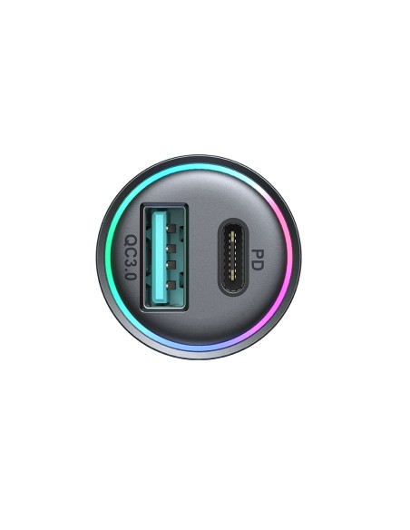 Mini automobilinis įkroviklis 60W USB-A QC3.0 USB-C PD juodas
 
Mini automobilinis įkroviklis 60W USB-A QC3.0 USB-C PD juodas