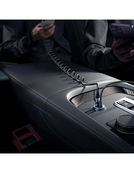 Mini automobilinis įkroviklis 60W USB-A QC3.0 USB-C PD juodas
 
Mini automobilinis įkroviklis 60W USB-A QC3.0 USB-C PD juodas