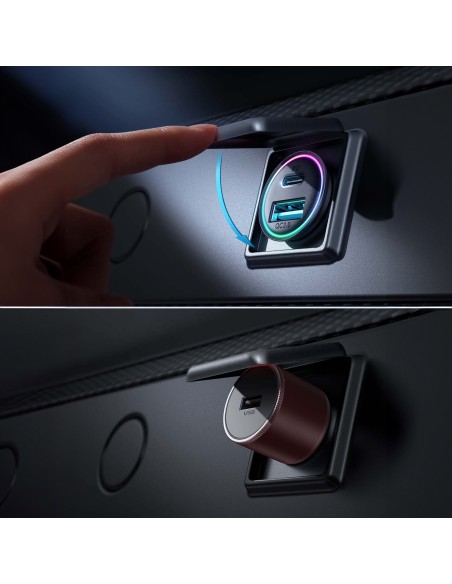 Mini automobilinis įkroviklis 60W USB-A QC3.0 USB-C PD juodas
 
Mini automobilinis įkroviklis 60W USB-A QC3.0 USB-C PD juodas