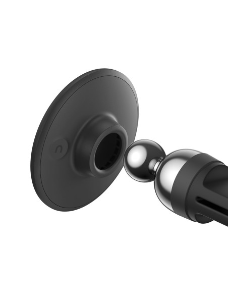 Magnetinis automobilinis išmaniojo telefono laikiklis ventiliacijos grotelėms C01 juodas Magnetinis automobilinis išmaniojo telefono laikiklis ventiliacijos grotelėms C01 juodas