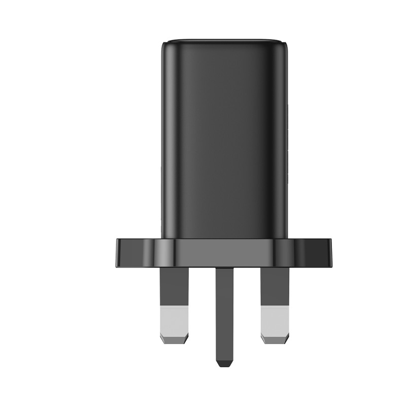 Greitas sieninis įkroviklis 2x USB-C USB-A 32W JK kištukas 32W juodas