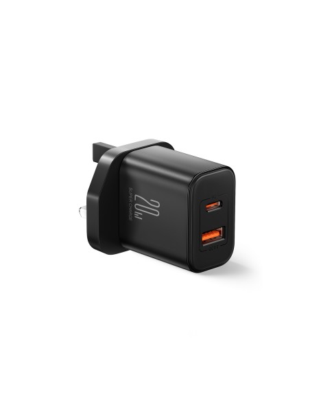 Tinklo įkroviklis, angliškas kištukas, JK FlashSeries USB-A USB-C 20W, juodas
 
Tinklo įkroviklis, angliškas kištukas, JK FlashSeries USB-A USB-C 20W, juodas