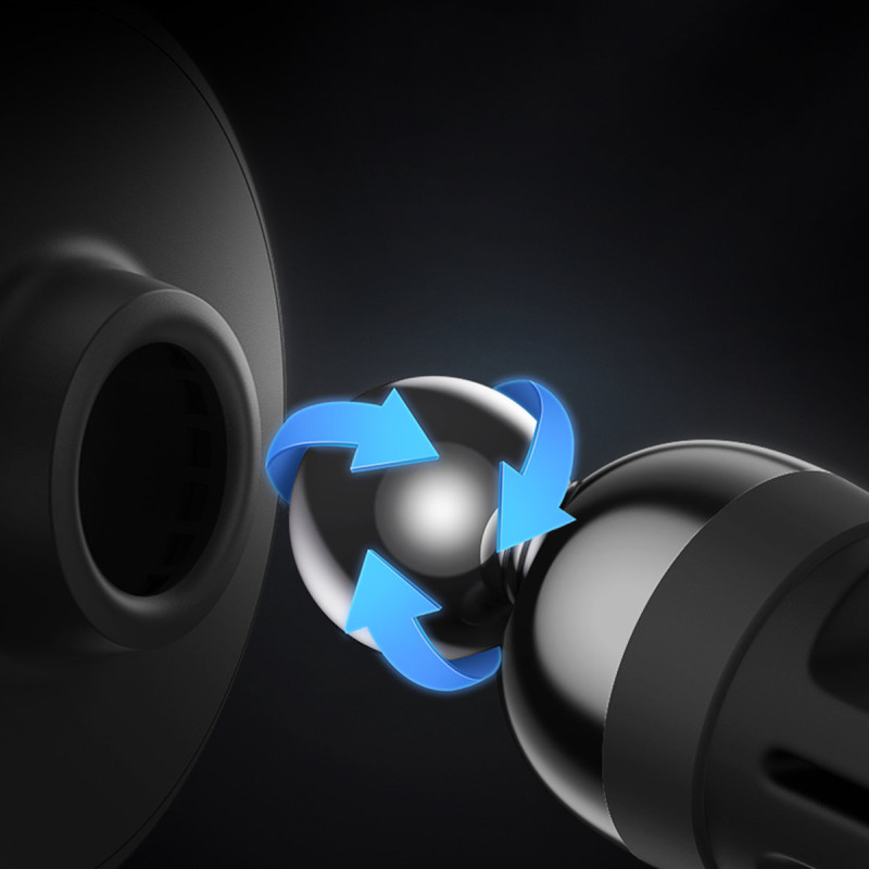 Magnetinis automobilinis išmaniojo telefono laikiklis ventiliacijos grotelėms C01 juodas