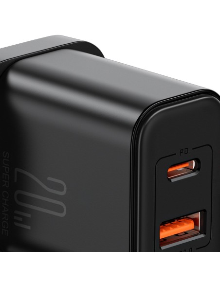 Tinklo įkroviklis, angliškas kištukas, JK FlashSeries USB-A USB-C 20W, juodas
 
Tinklo įkroviklis, angliškas kištukas, JK FlashSeries USB-A USB-C 20W, juodas
