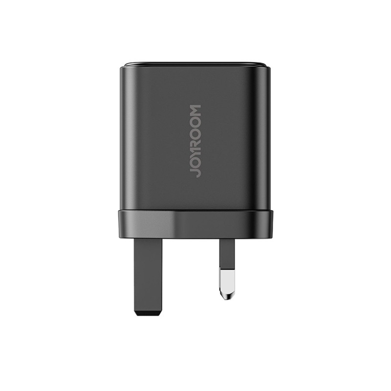 Tinklo įkroviklis, angliškas kištukas, JK FlashSeries USB-A USB-C 20W, juodas