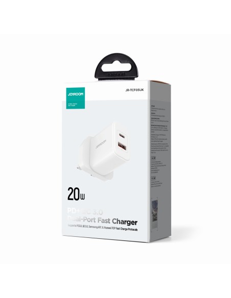 Maitinimo įkroviklis su anglišku kištuku JK FlashSeries USB-A USB-C 20W balta
 
Maitinimo įkroviklis su anglišku kištuku JK FlashSeries USB-A USB-C 20W balta