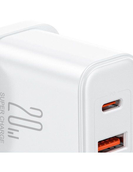 Maitinimo įkroviklis su anglišku kištuku JK FlashSeries USB-A USB-C 20W balta
 
Maitinimo įkroviklis su anglišku kištuku JK FlashSeries USB-A USB-C 20W balta