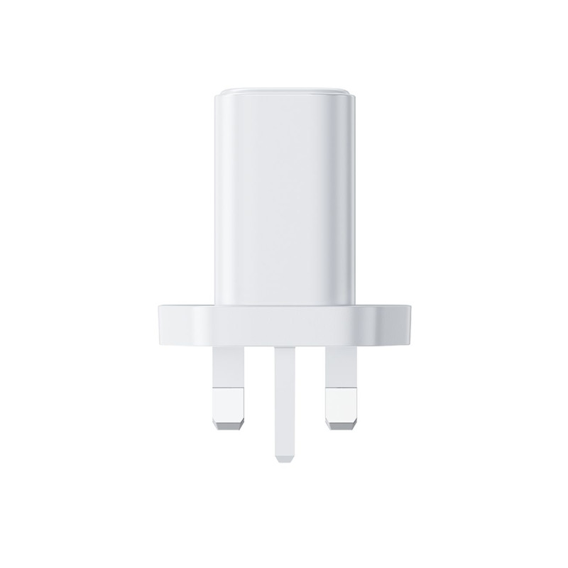 Maitinimo įkroviklis su anglišku kištuku JK FlashSeries USB-A USB-C 20W balta