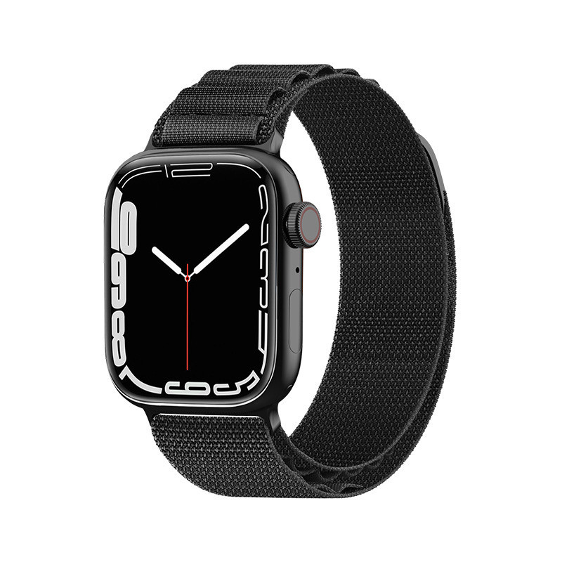 
Dirželis su Alpine plieno sagtimi Apple Watch 38 / 40 / 41 mm juodas
