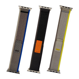 
Trail Velcro dirželis Apple Watch 42 / 44 / 45 / 49 mm šviesiai pilkas
