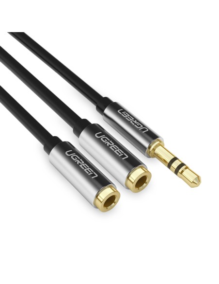 
Garso skirstytuvo kabelio mini lizdas 3,5 mm - 2x mini lizdas 3,5 mm 21 cm juodas
