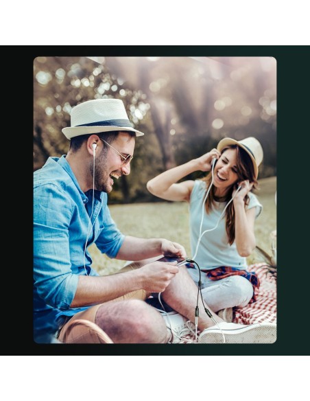 
Garso skirstytuvo kabelio mini lizdas 3,5 mm - 2x mini lizdas 3,5 mm 21 cm juodas
