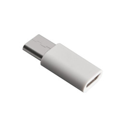
Adapterio kištukas iš mikro USB į USB-C, baltas
