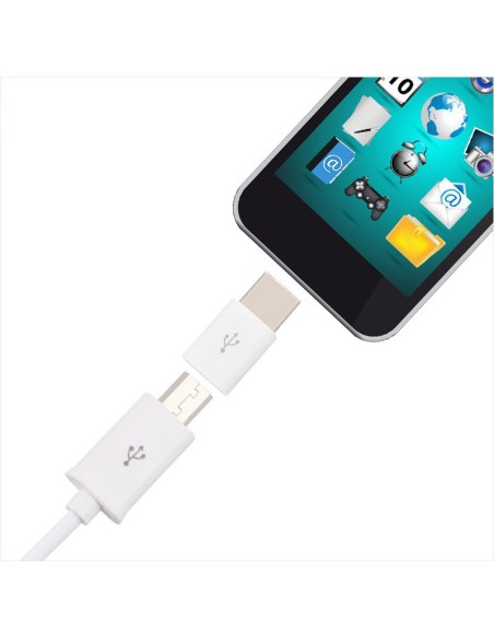 Adapterio kištukas iš mikro USB į USB-C, baltas
 
Adapterio kištukas iš mikro USB į USB-C, baltas