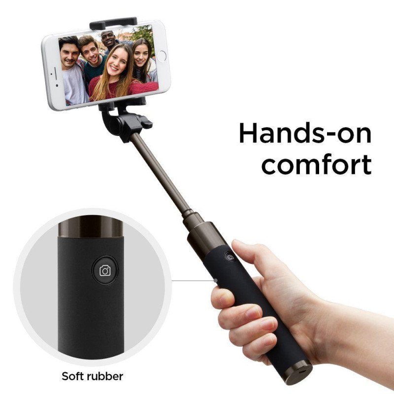 Aukštos kokybės teleskopinė Selfie lazda 18-77cm juoda
Aukštos kokybės teleskopinė Selfie lazda 18-77cm juoda