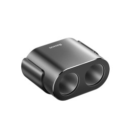 
Automobilinis cigarečių degiklio lizdo skirstytuvas, pakrovėjas 2x USB 3.1A 17W, juodas
