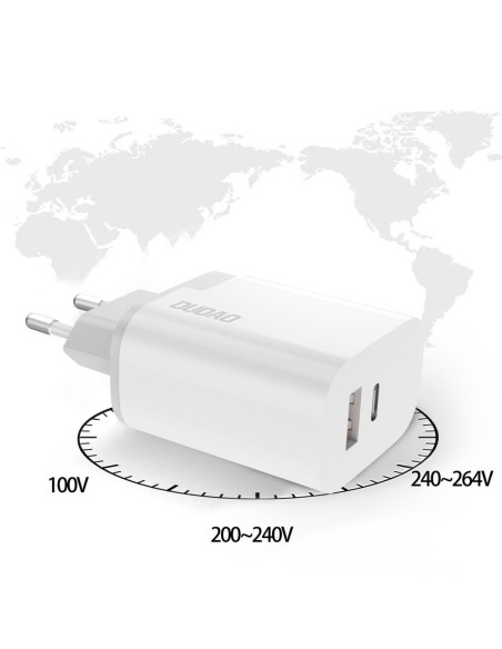 USB / USB-C PD QC 3.0 3A 22.5W baltas įkroviklis
 
USB / USB-C PD QC 3.0 3A 22.5W baltas įkroviklis