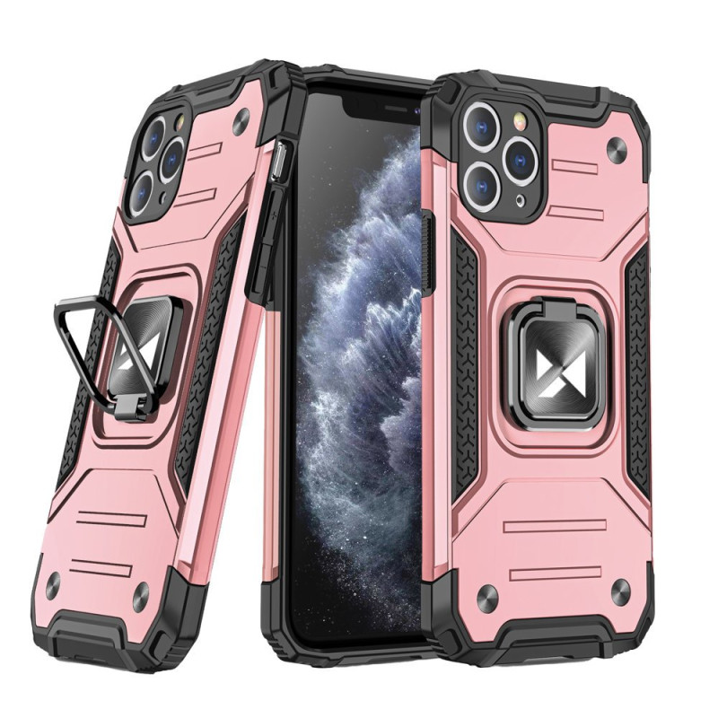 
Šarvuotas hibridinis dėklas iPhone 11 Pro + Ring Armor magnetiniam laikikliui, rožinis
