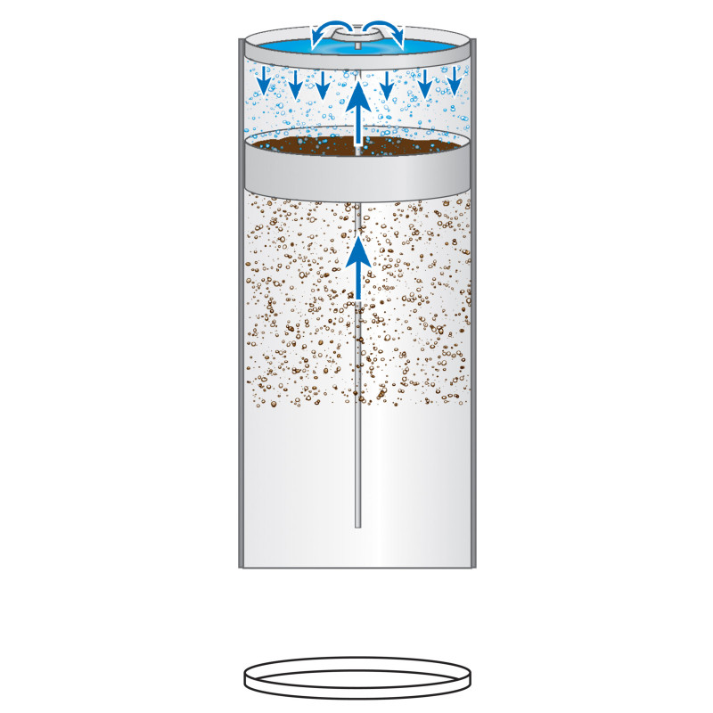 Ekonomiškas dvisienis kavos virimo aparatas 16L Hendi 211366