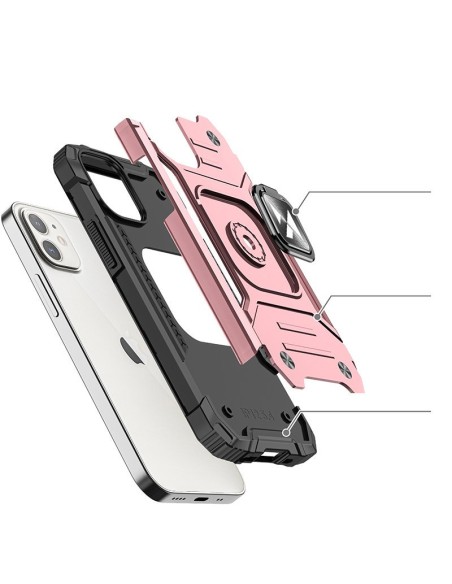 Šarvuotas hibridinis dėklas iPhone 12 Mini + Ring Armor magnetiniam laikikliui, rožinis
 
Šarvuotas hibridinis dėklas iPhone 12 Mini + Ring Armor magnetiniam laikikliui, rožinis