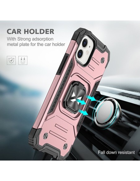 Šarvuotas hibridinis dėklas iPhone 12 Mini + Ring Armor magnetiniam laikikliui, rožinis
 
Šarvuotas hibridinis dėklas iPhone 12 Mini + Ring Armor magnetiniam laikikliui, rožinis