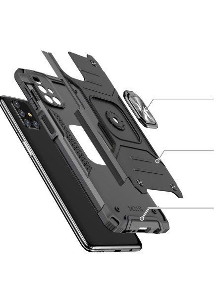 Šarvuotas hibridinis dėklas Samsung Galaxy M31s + Ring Armor magnetinis laikiklis, raudonas
 
Šarvuotas hibridinis dėklas Samsung Galaxy M31s + Ring Armor magnetinis laikiklis, raudonas