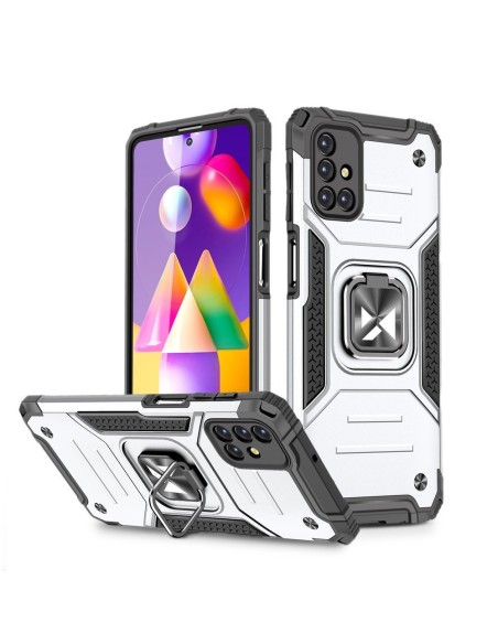Šarvuotas hibridinis dėklas Samsung Galaxy M31s + Ring Armor magnetinis laikiklis, sidabrinis
 
Šarvuotas hibridinis dėklas Samsung Galaxy M31s + Ring Armor magnetinis laikiklis, sidabrinis
