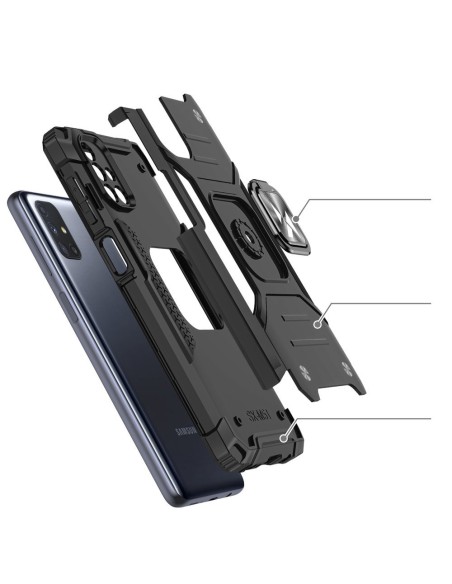 Šarvuotas hibridinis dėklas Samsung Galaxy M51 + Ring Armor magnetiniam laikikliui, rožinis
 
Šarvuotas hibridinis dėklas Samsung Galaxy M51 + Ring Armor magnetiniam laikikliui, rožinis