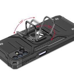 
Šarvuotas hibridinis dėklas Samsung Galaxy M51 + Ring Armor magnetiniam laikikliui, rožinis
